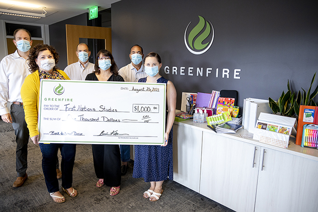 Greenfire First Nations Back to School Drive