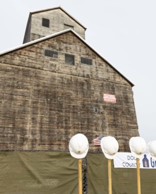 Greenfire Door county granary groundbreaking