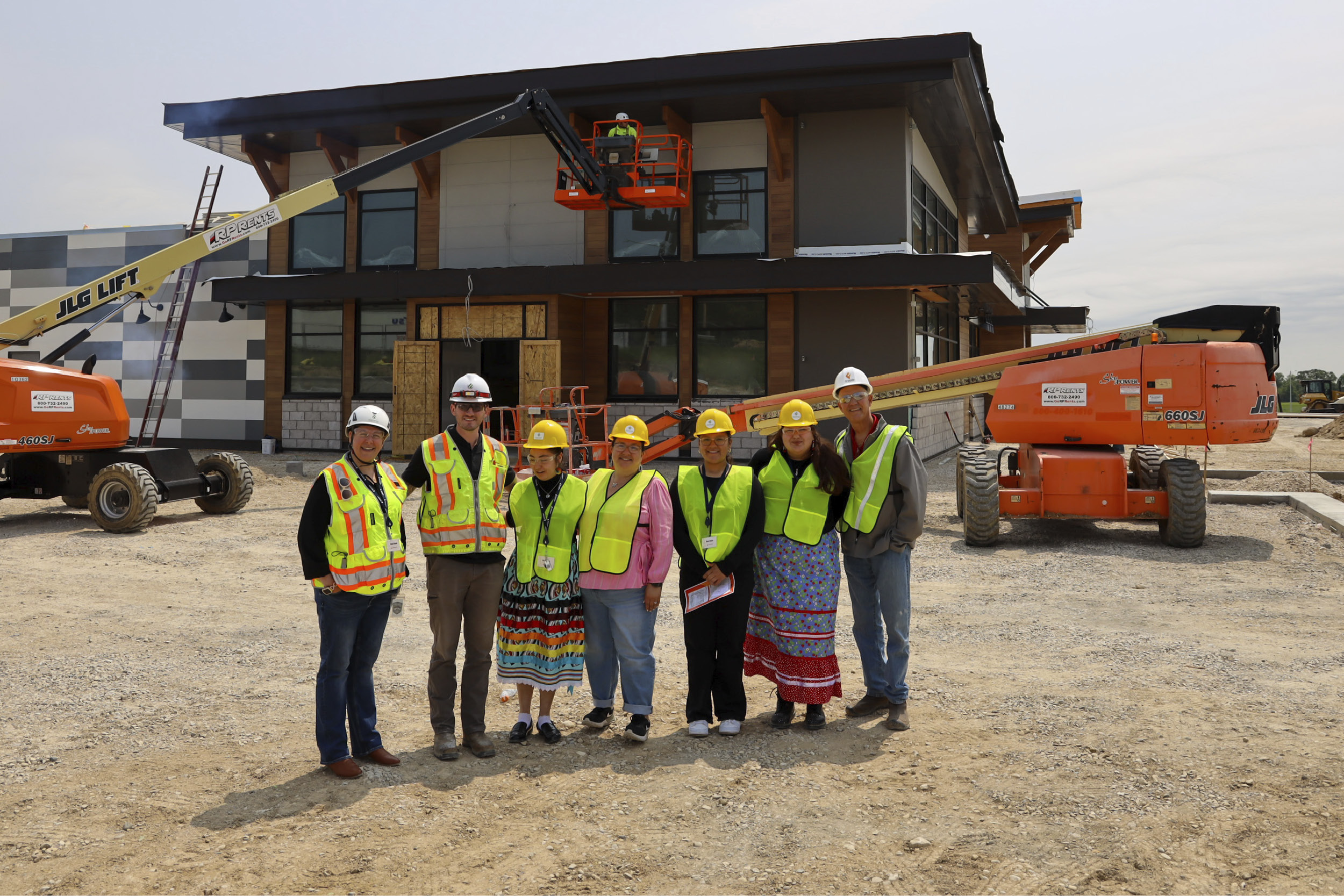 Potawatomi Ventures Interns Tour fireside MARKET Slinger