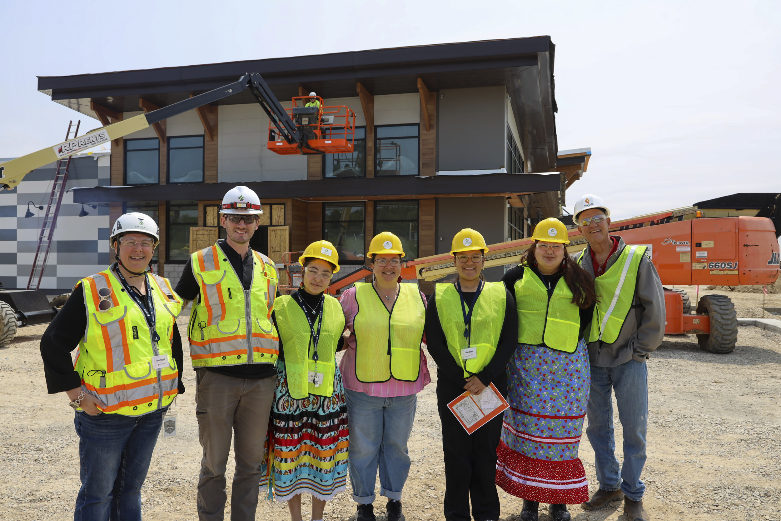 Potawatomi Ventures Interns Tour fireside MARKET Slinger