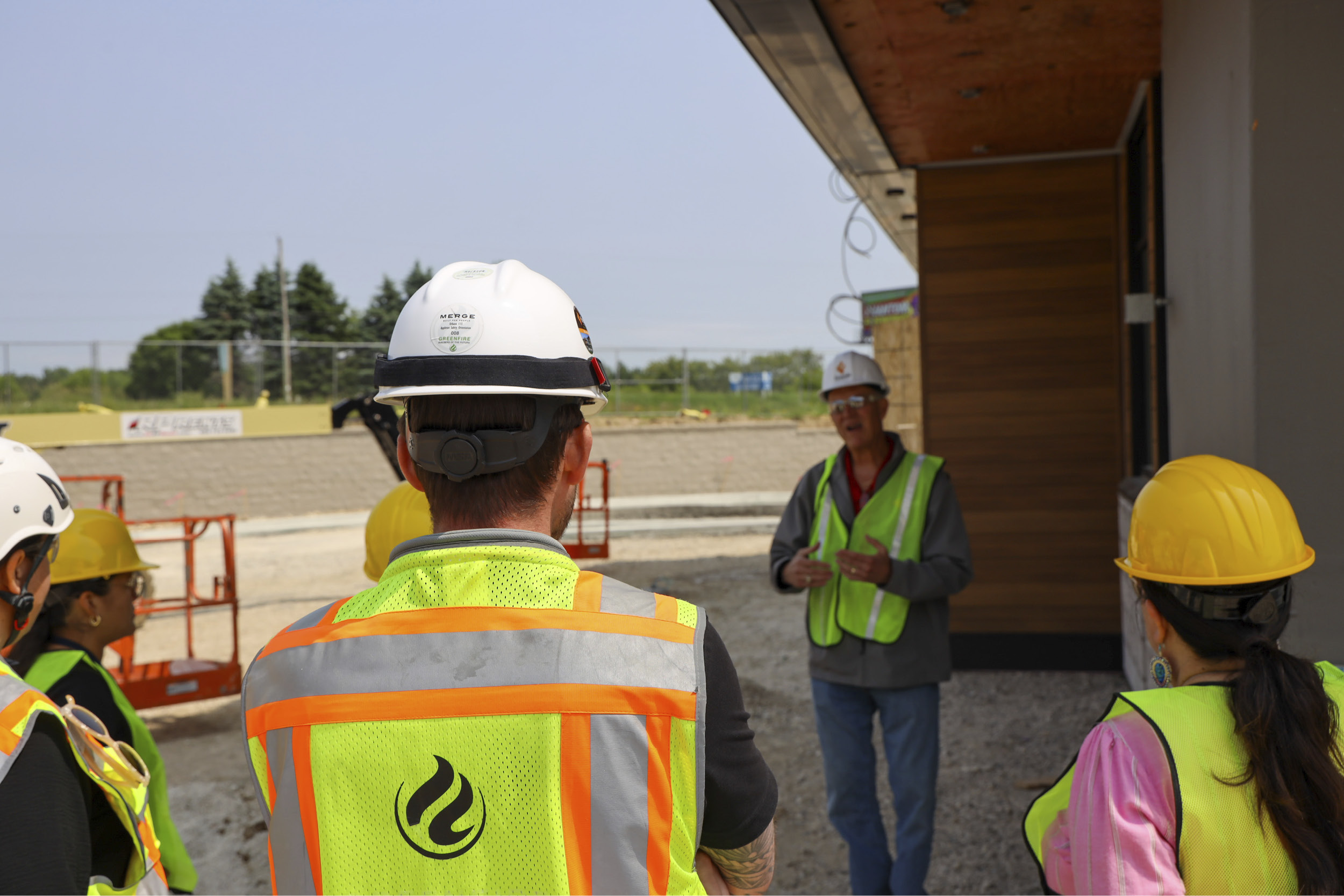 Potawatomi Ventures Interns Tour fireside MARKET Slinger