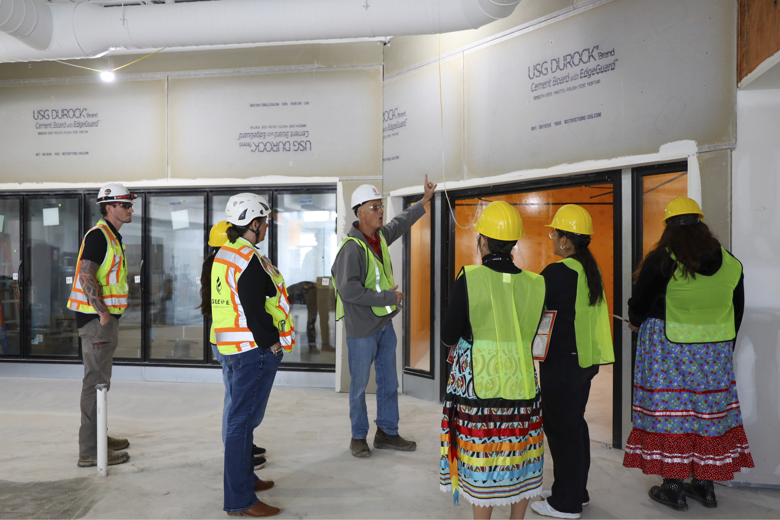 Potawatomi Ventures Interns Tour fireside MARKET Slinger