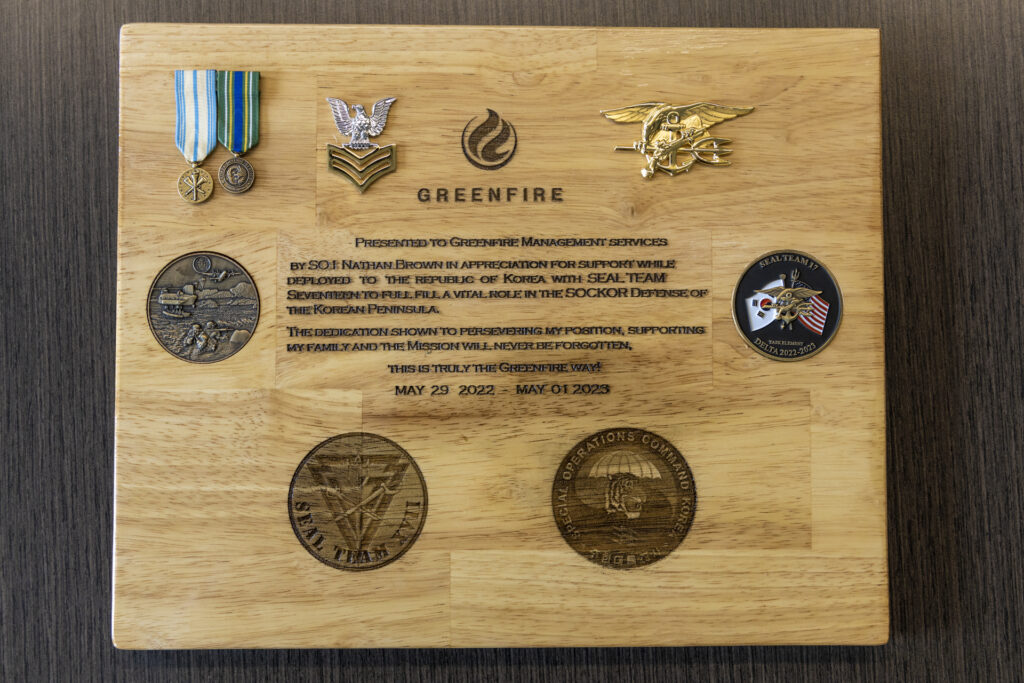 Meier Receives Patriot Award - Greenfire Management Services, LLC
